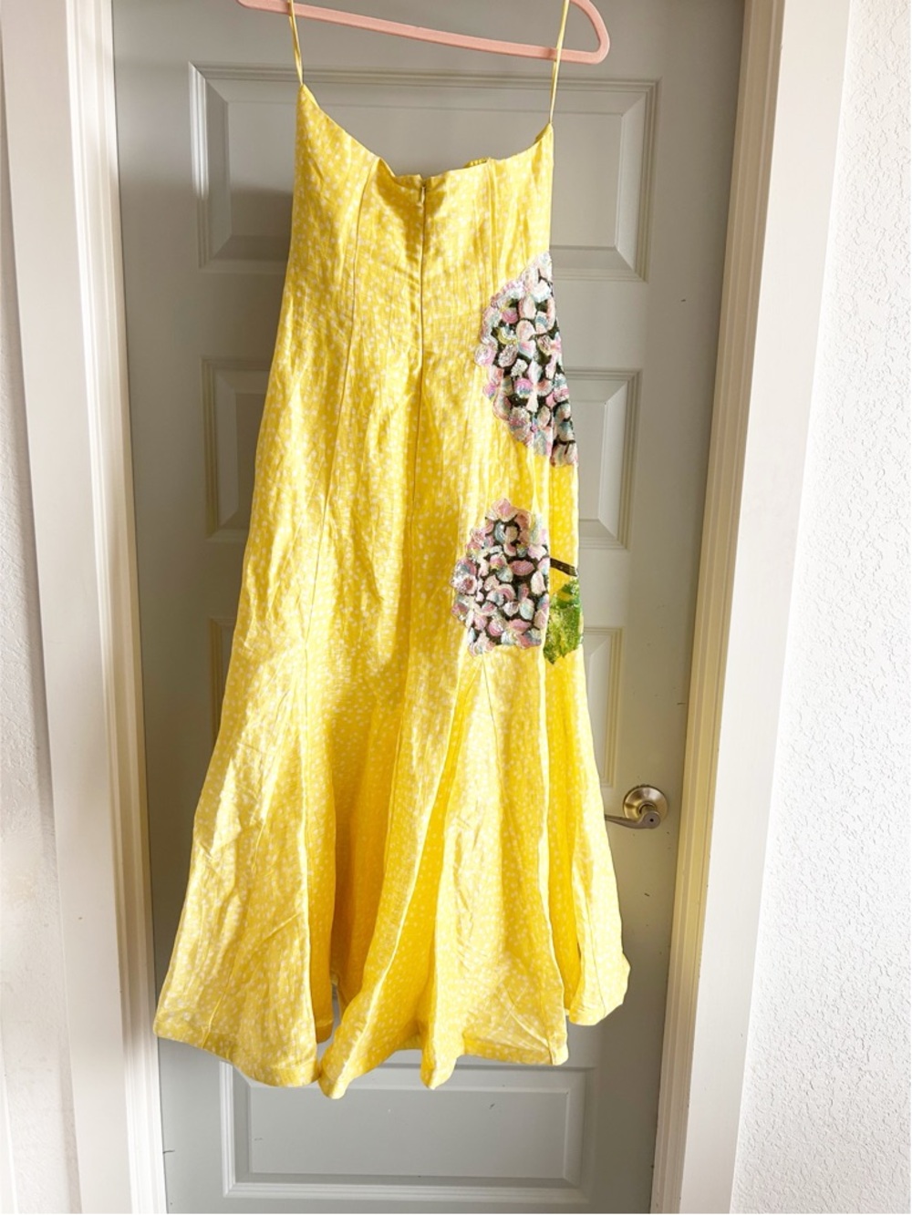 NWT Free People La Fuori Belle De Polka Corset Midi Dress Dot Flower Floral - Picture 16 of 16